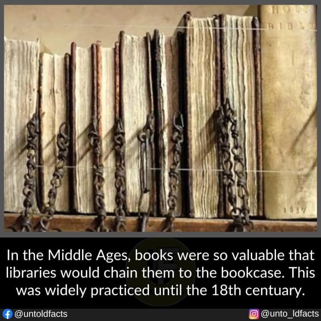 Why did they Chain Books in the Middle Ages