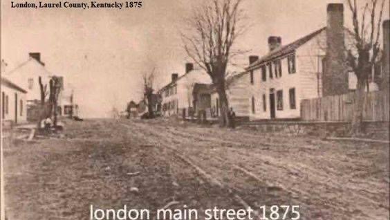 London, Kentucky in 1875: A Glimpse into the Past