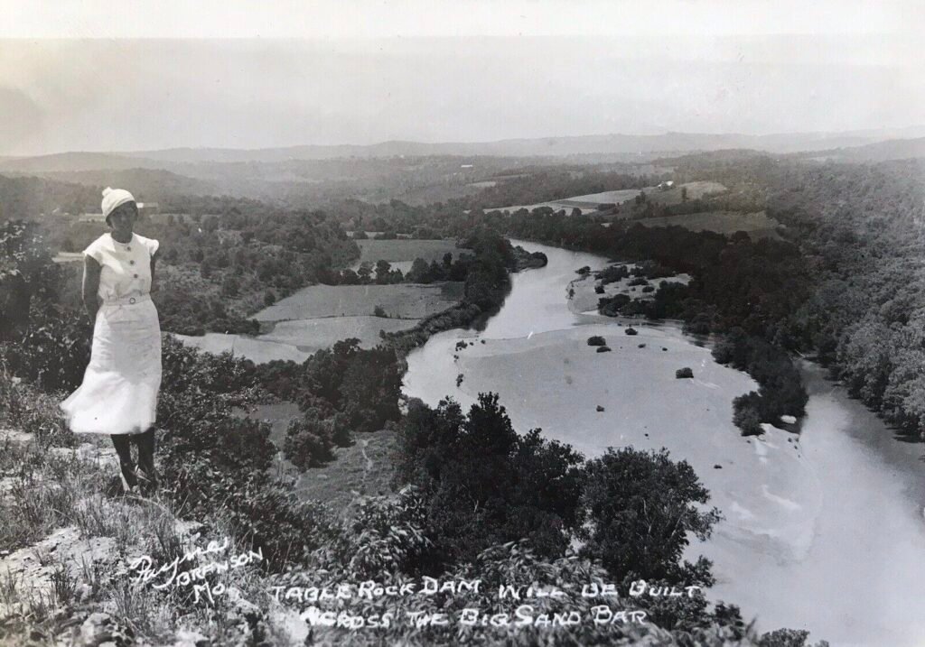 The Woman on the Bluff: A Glimpse into the Past Overlooking the White River