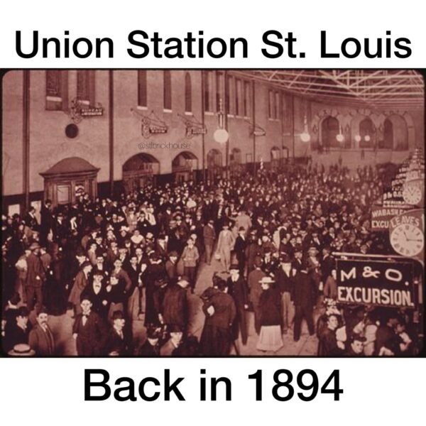 Saint Louis Union Station in 1894: A Historical Snapshot