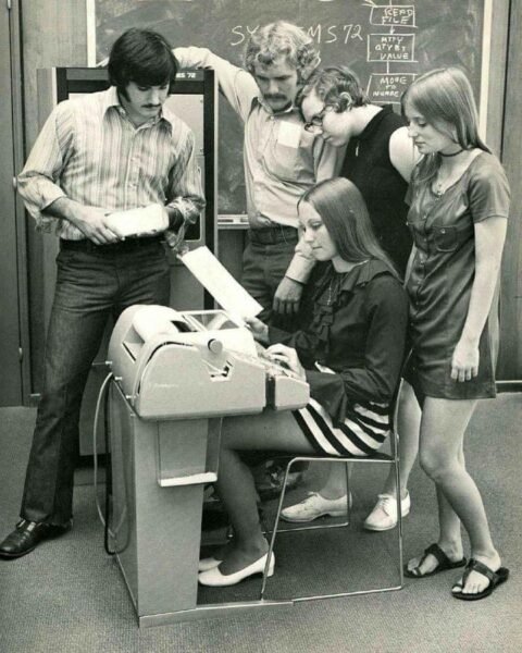 A Glimpse into Computer Class in 1972