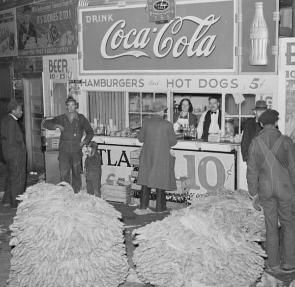 1939 Durham: Walcott&#8217;s Lunch Stand &amp; Tobacco Photo