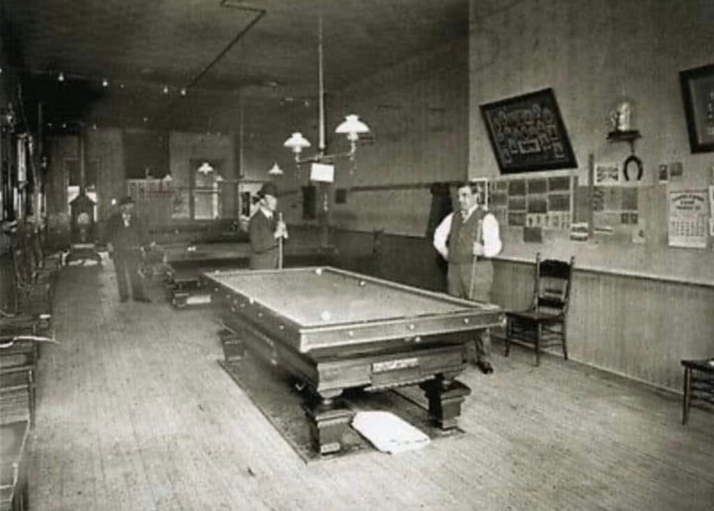 Inside the History of the 1890 Pool Hall Billiards