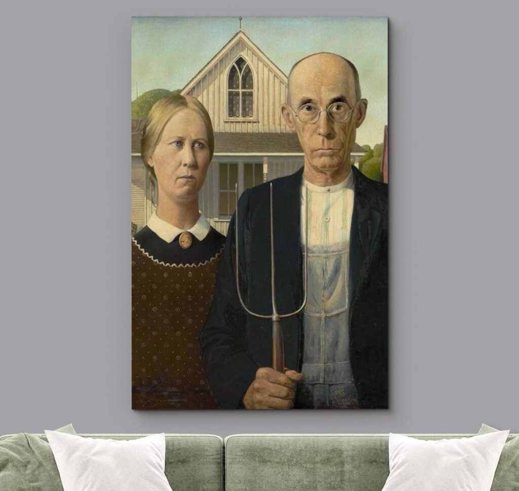 The Real Faces Behind Grant Wood&#8217;s &#8220;American Gothic&#8221; Revealed