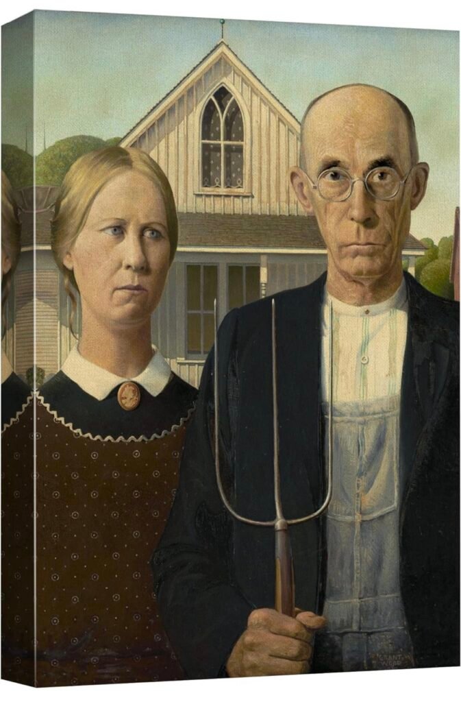 The Real Faces Behind Grant Wood&#8217;s &#8220;American Gothic&#8221; Revealed