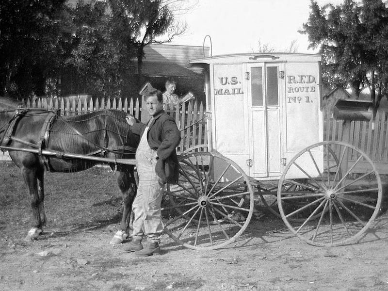Early 1900s Mail Delivery and How It Worked