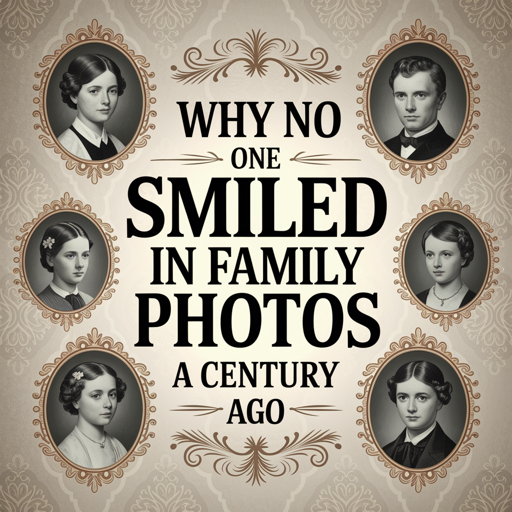 Why No One Smiled in Family Photos a Century Ago
