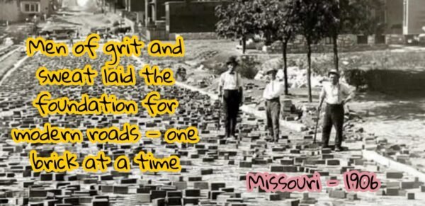 When Missouri Streets Were Laid by Hand in 1906