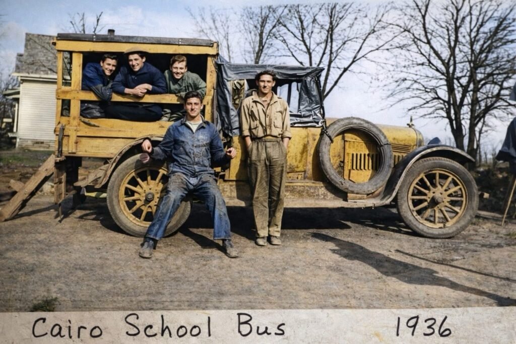 A Look at Early School Buses in Rural America