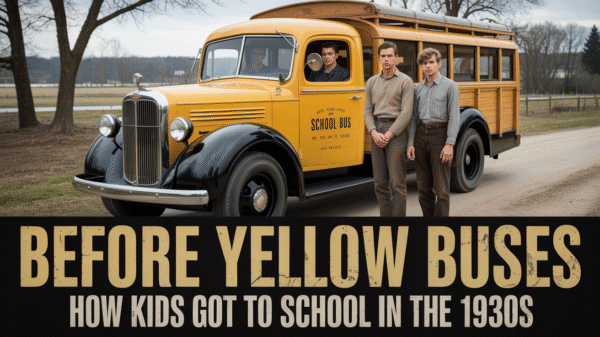A Look at Early School Buses in Rural America